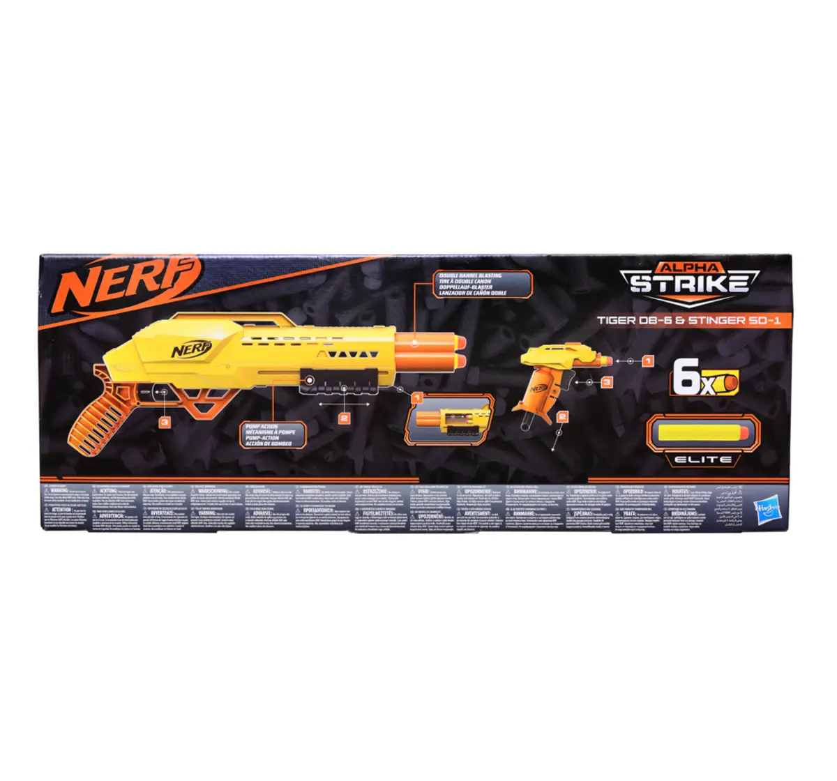 Hasbro Nerf Alpha Strike Blaster Pack Assorted Multicolour, 8Y+