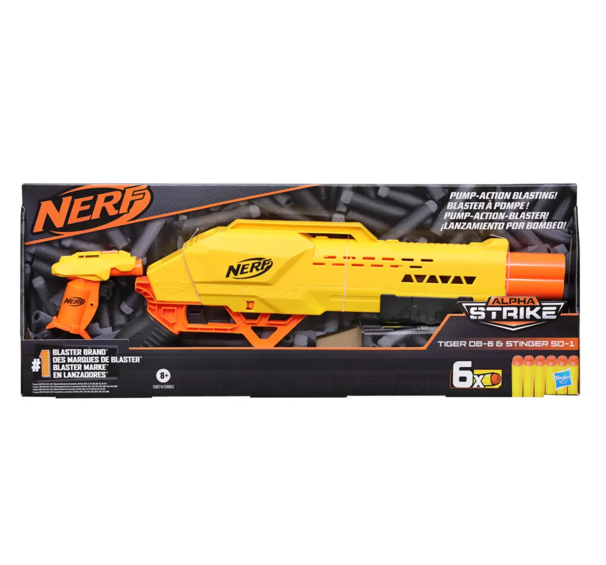 Hasbro Nerf Alpha Strike Blaster Pack Assorted Multicolour, 8Y+