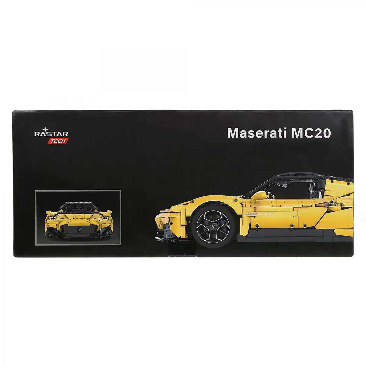 Rastar Maserati MC20 Building Bricks, 3466PCs, Yellow