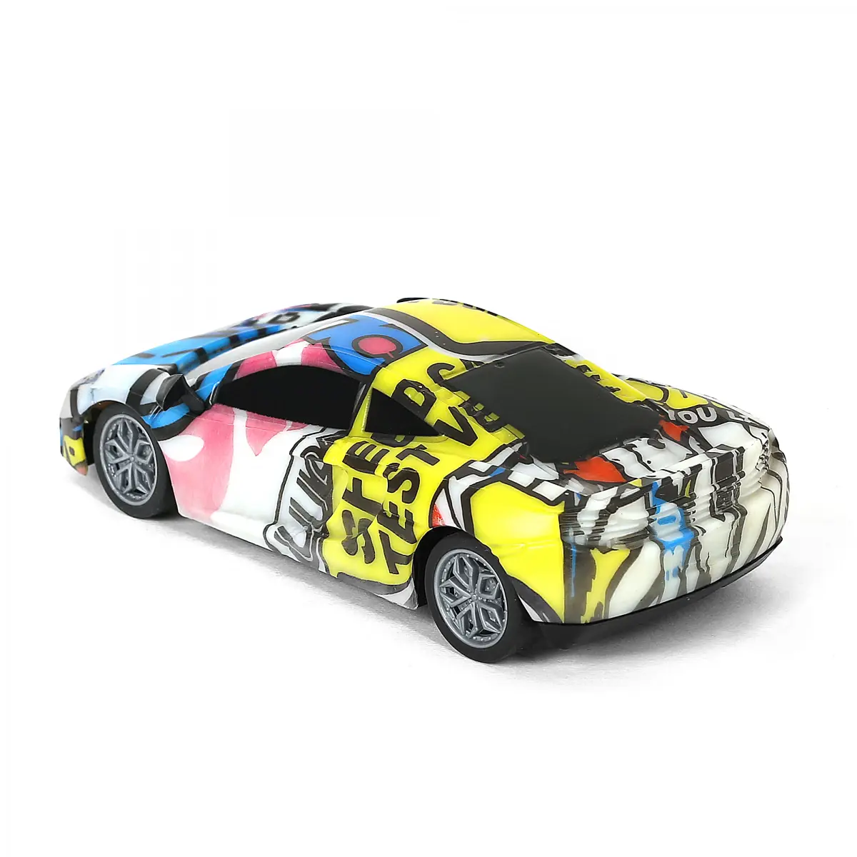 Ralleyz Graffiti Racing Car, Super Car Model, Vehicle Toys for Kids, 1:24 Scale, 4Y+, Multicolour