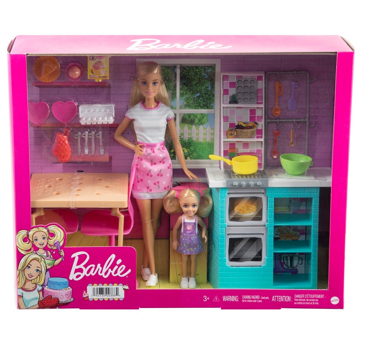 Barbie Kitchen Playset, 3Y+, Multicolour