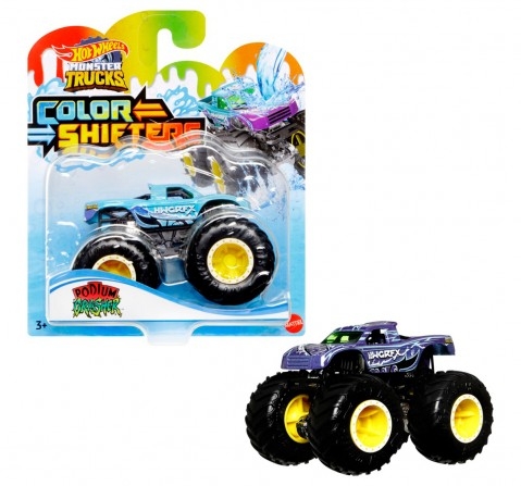 Hot Wheels Monster Truck 1:64 Color Shifter, Assorted, 3Y+, Multicolour