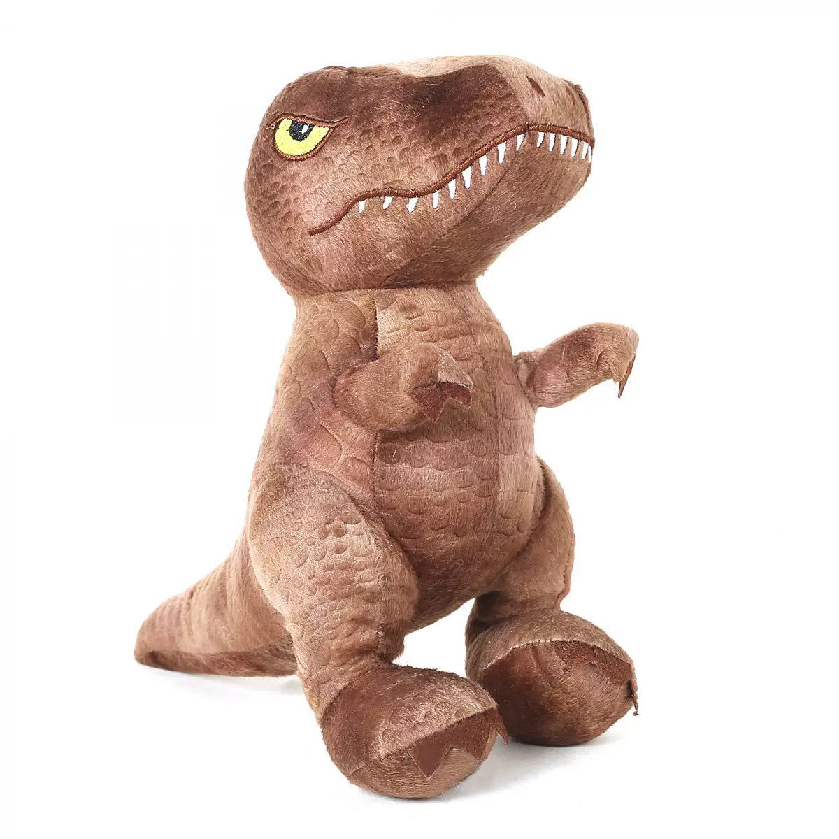 Mirada Textured Sitting Dino Soft Toys for Kids, 3M+, Brown