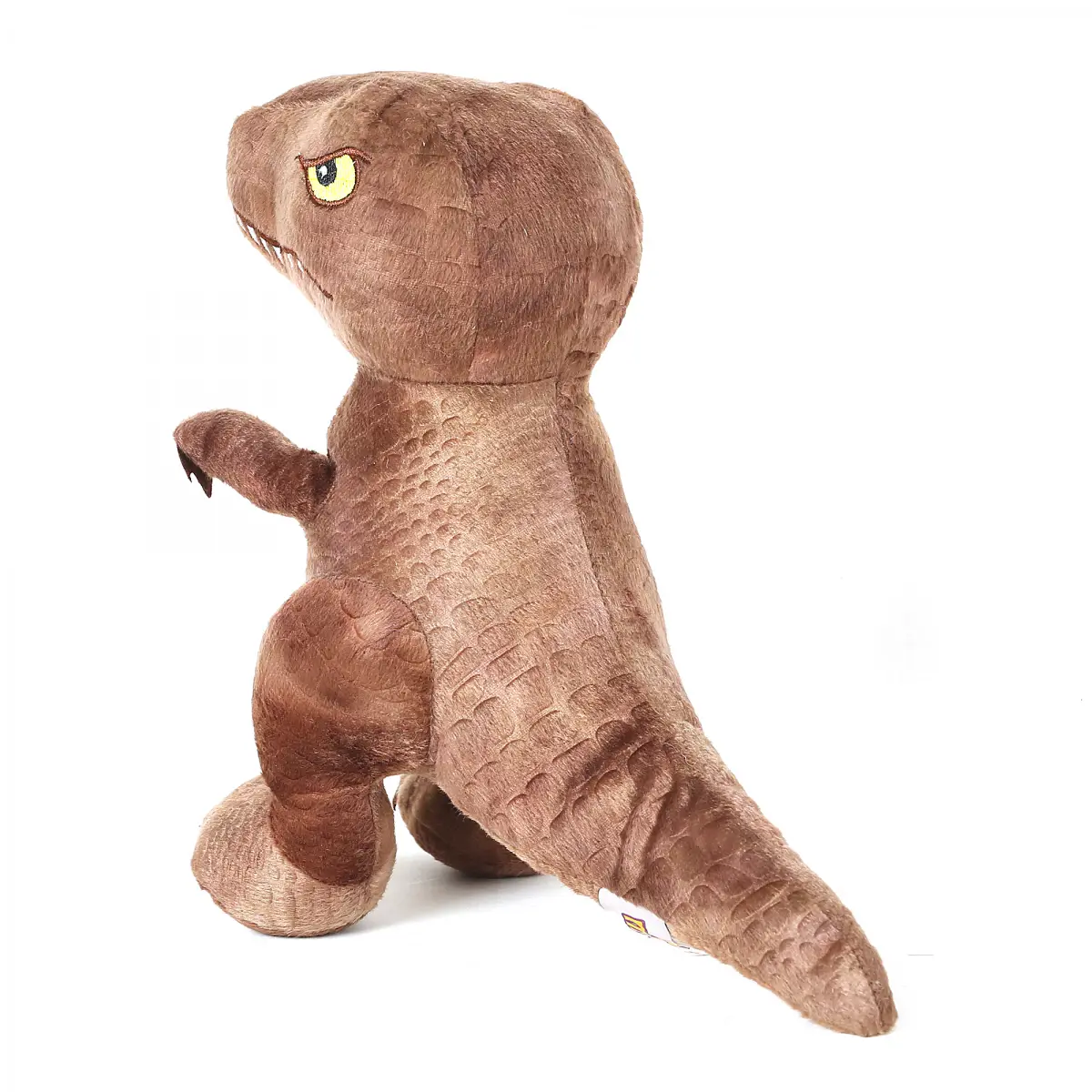Mirada Textured Sitting Dino Soft Toys for Kids, 3M+, Brown