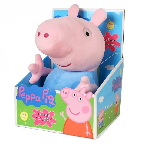 Mirada Musical George Pig, 3Y+, Pink, 38cm
