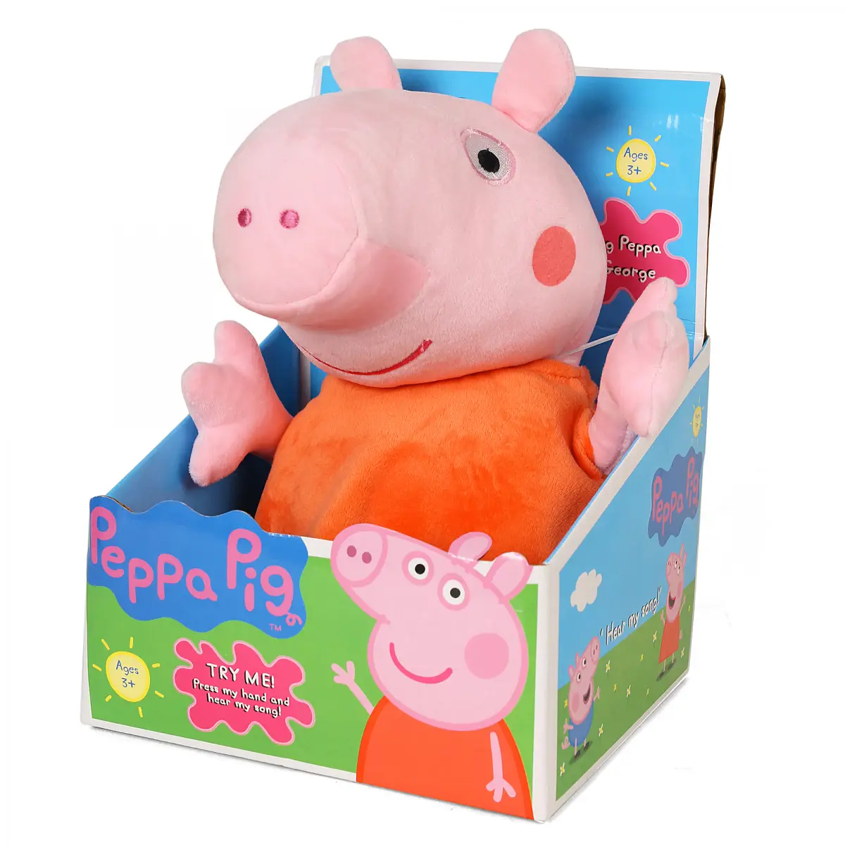Mirada Musical Peppa Pig, 3Y+, Pink, 38cm