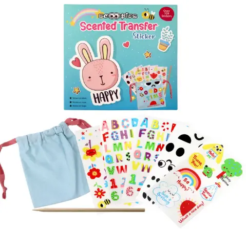 Scoobies Scented Transfer Stickers Multicolour, 3Y+