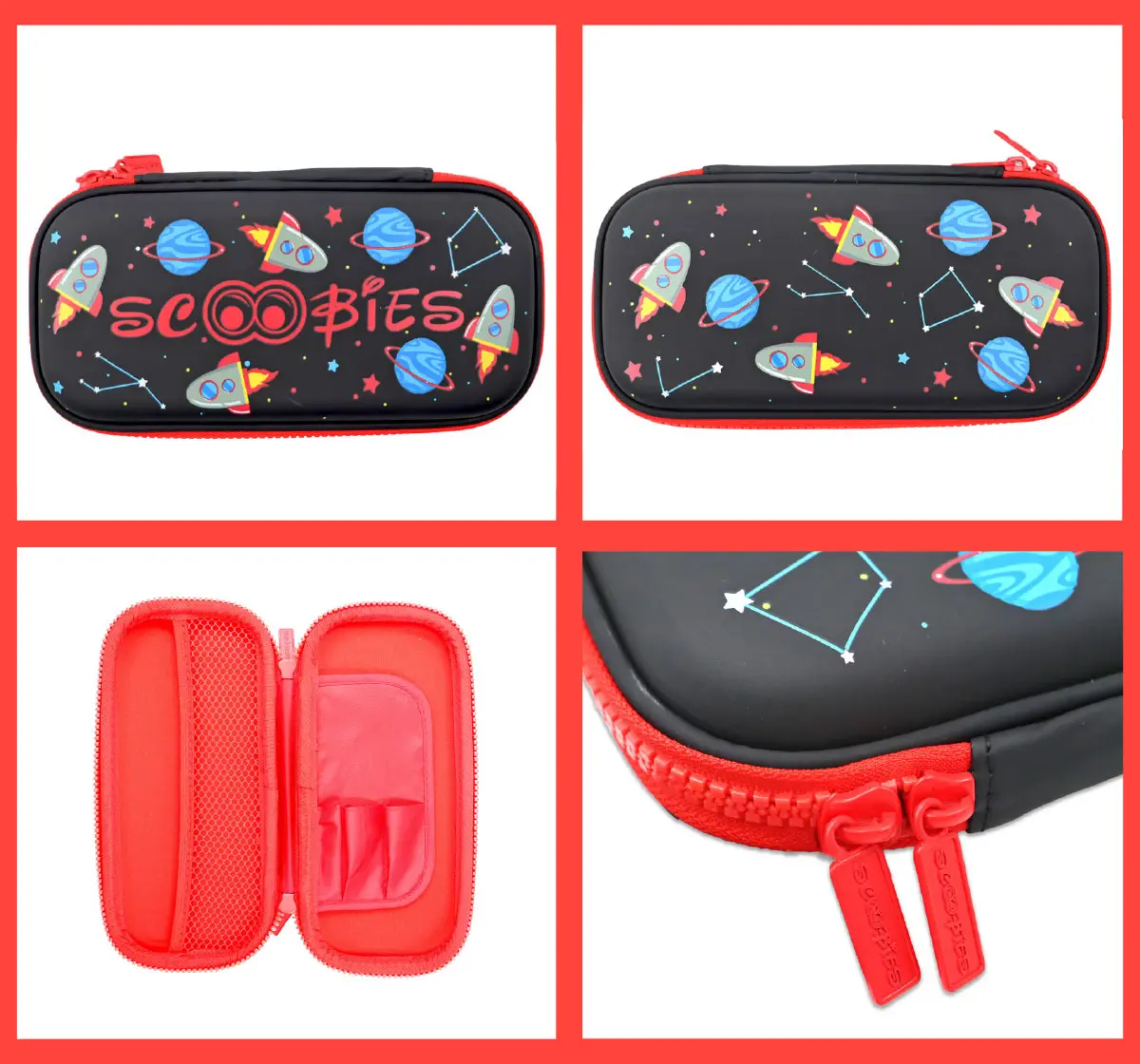 Scoobies Construction Eva Case Black and Orange, 3Y+ 