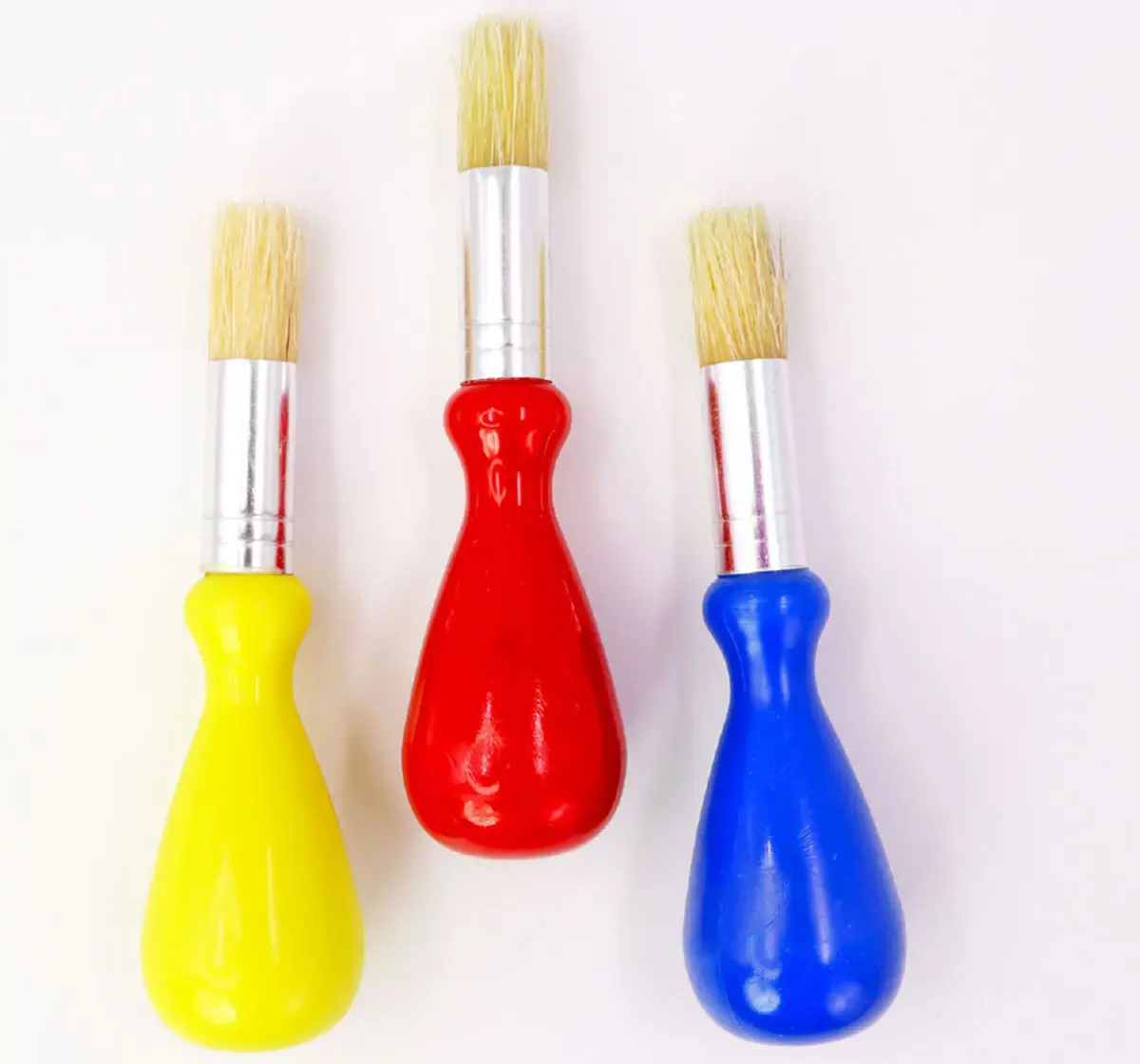 Scoobies Little Fingers Chubby Brushes Set of 3 Multicolour, 4Y+