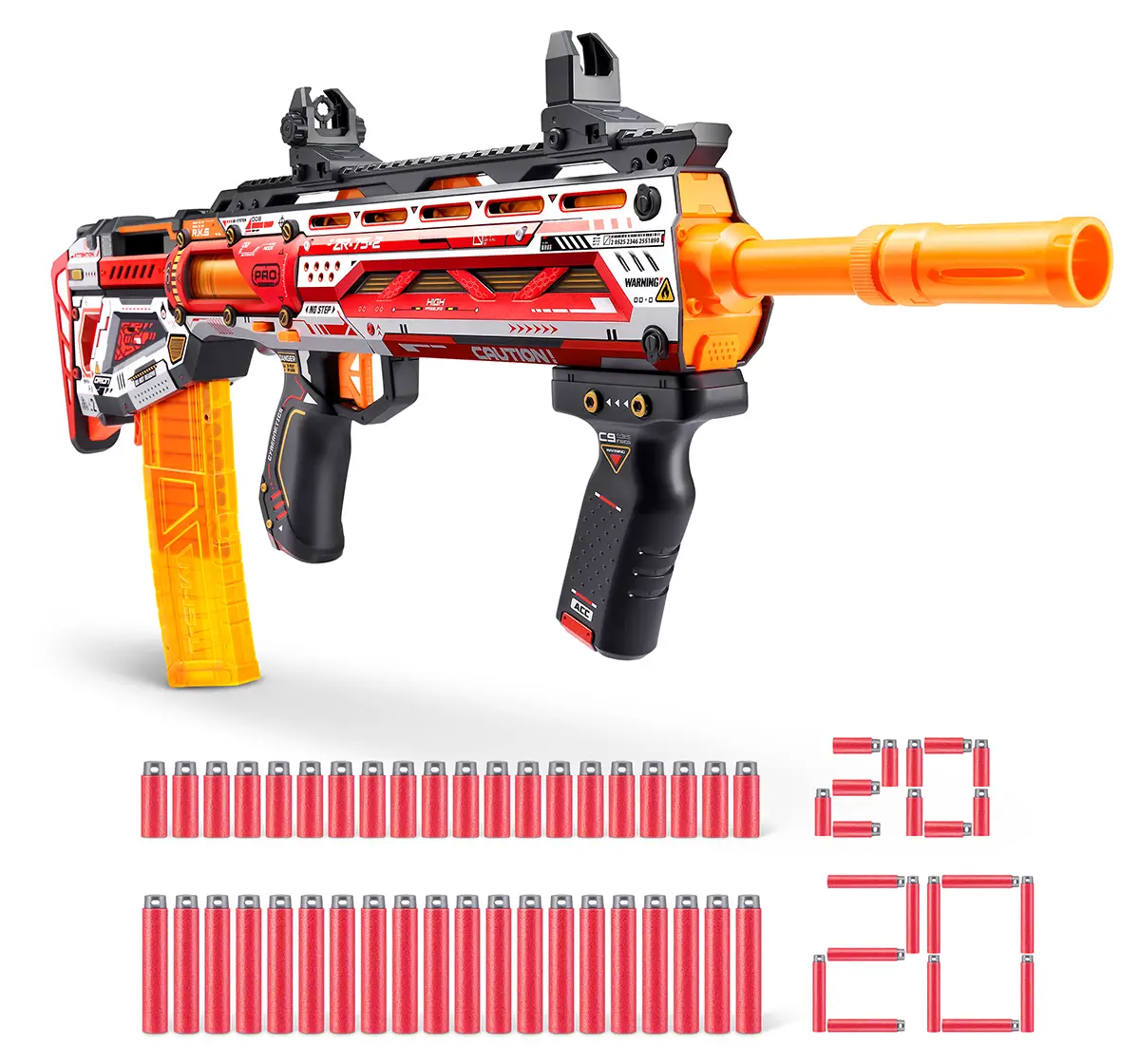 X-shot Skins Pro Sinister - 40 Darts, 14Y+, Red