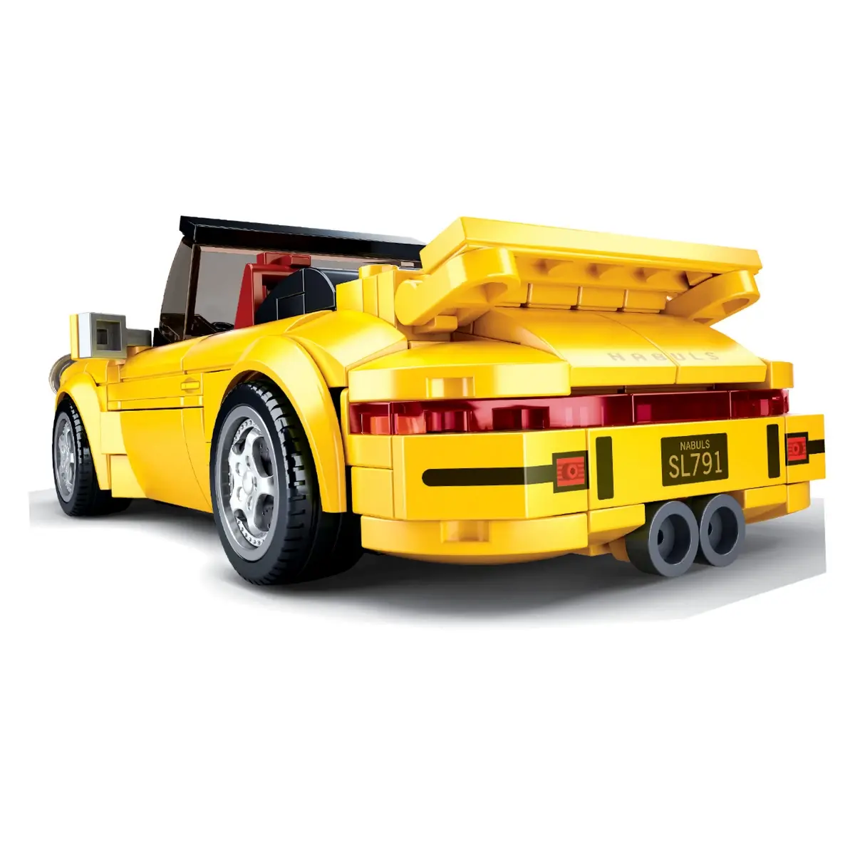 Playzu Building Block Toy 930 Sports Car Yellow, 6Y+