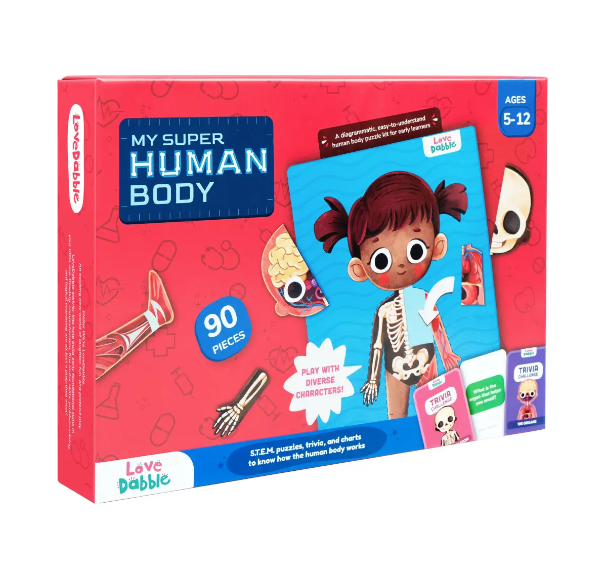 Bloomingo Human Body Puzzle, 5Y+