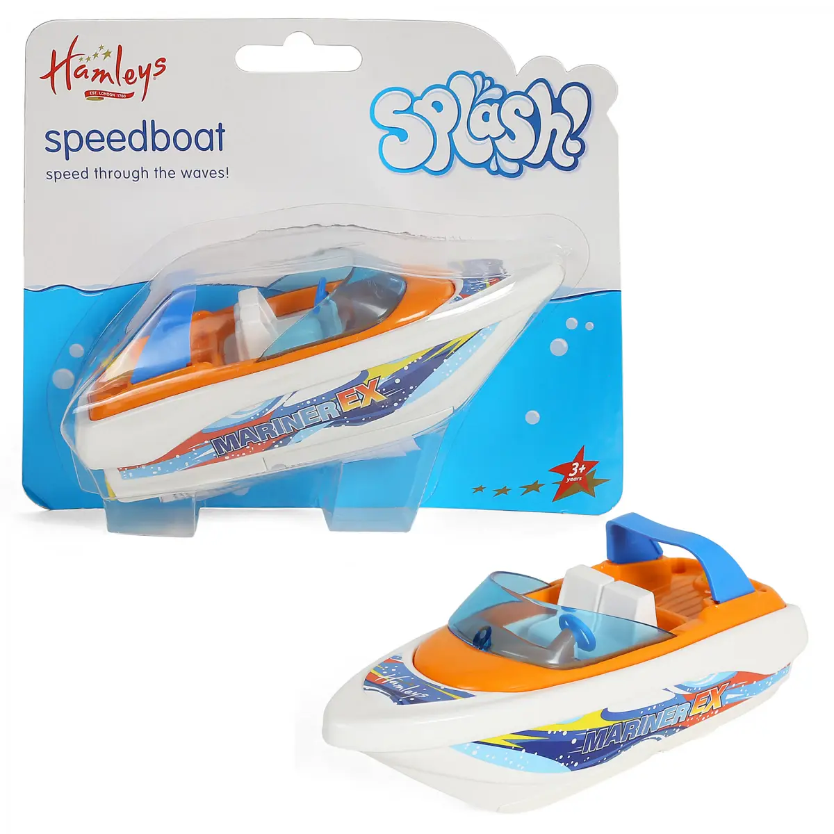 Hamleys Splash Speedboat, Toys for Kids, 3Y+, Multicolour