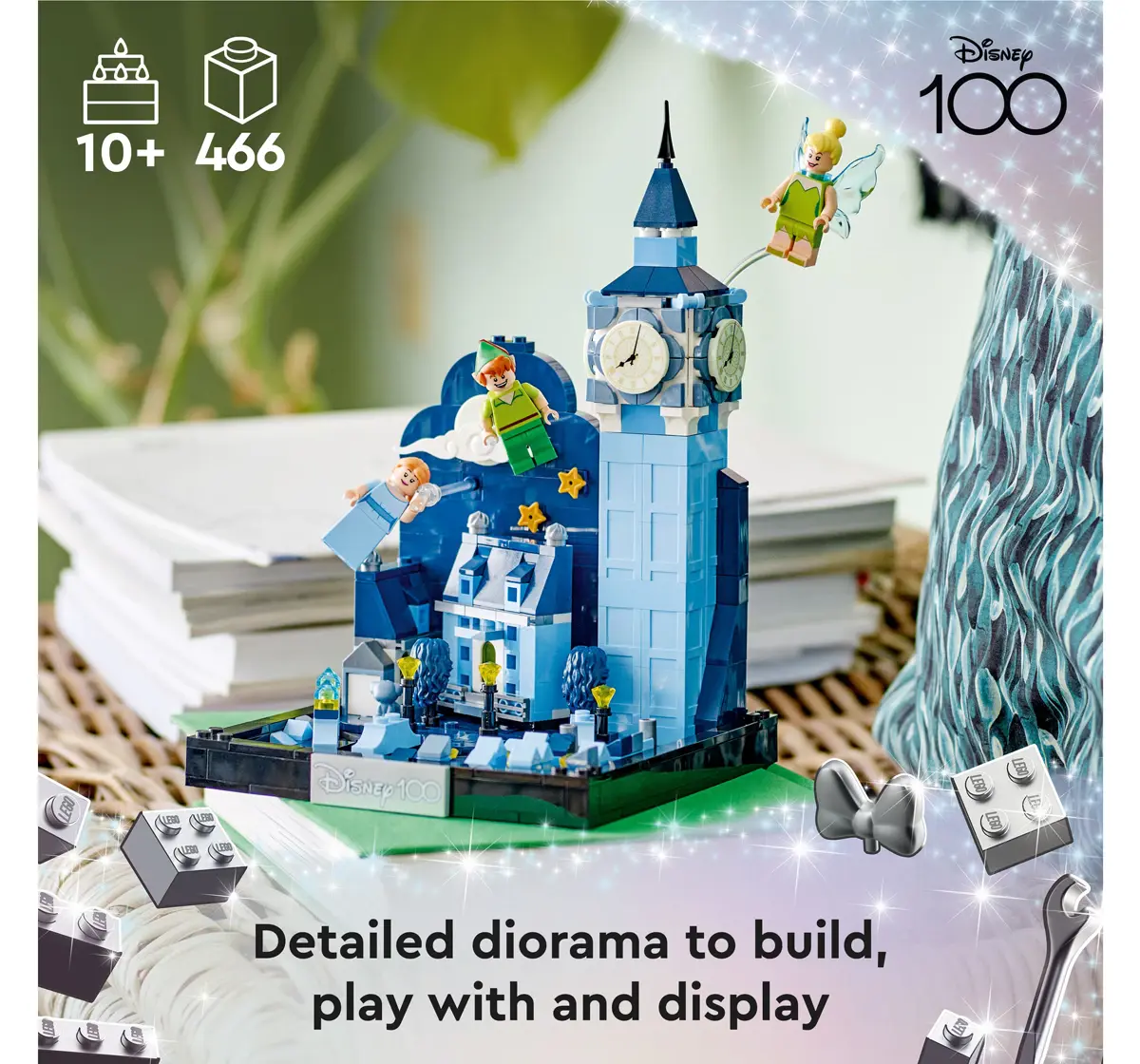 LEGO Disney Peter Pan & Wendys Flight over London 43232 (466 Pieces), 10Y+