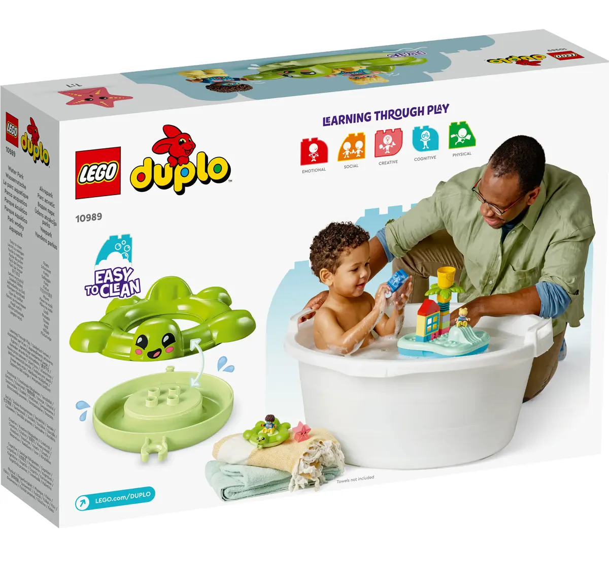 LEGO DUPLO Town Water Park 10989 Building Toy Set (19 Pieces), 2Y+
