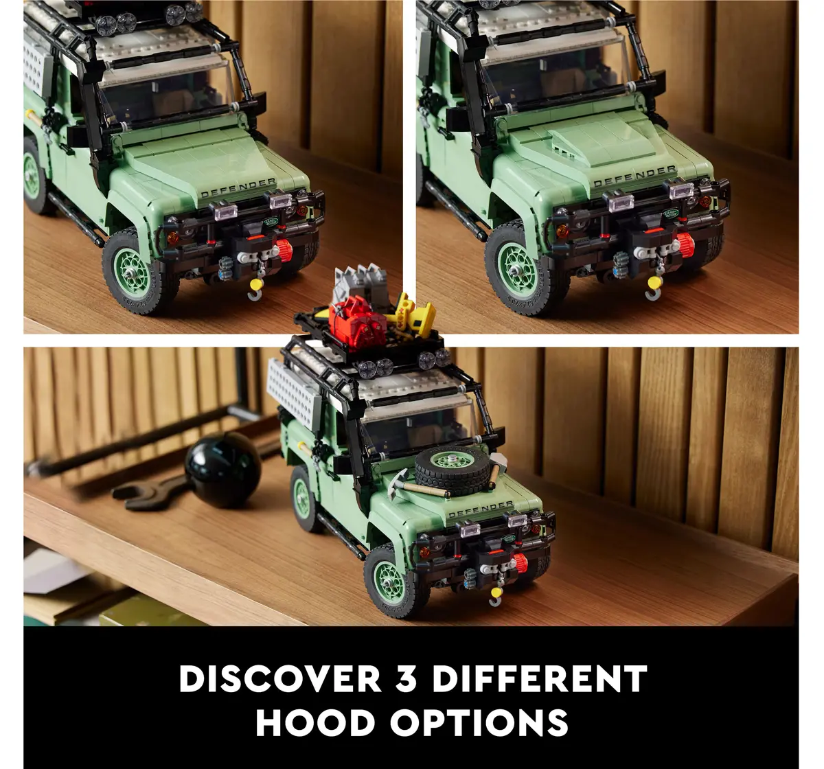 Defender land best sale rover lego