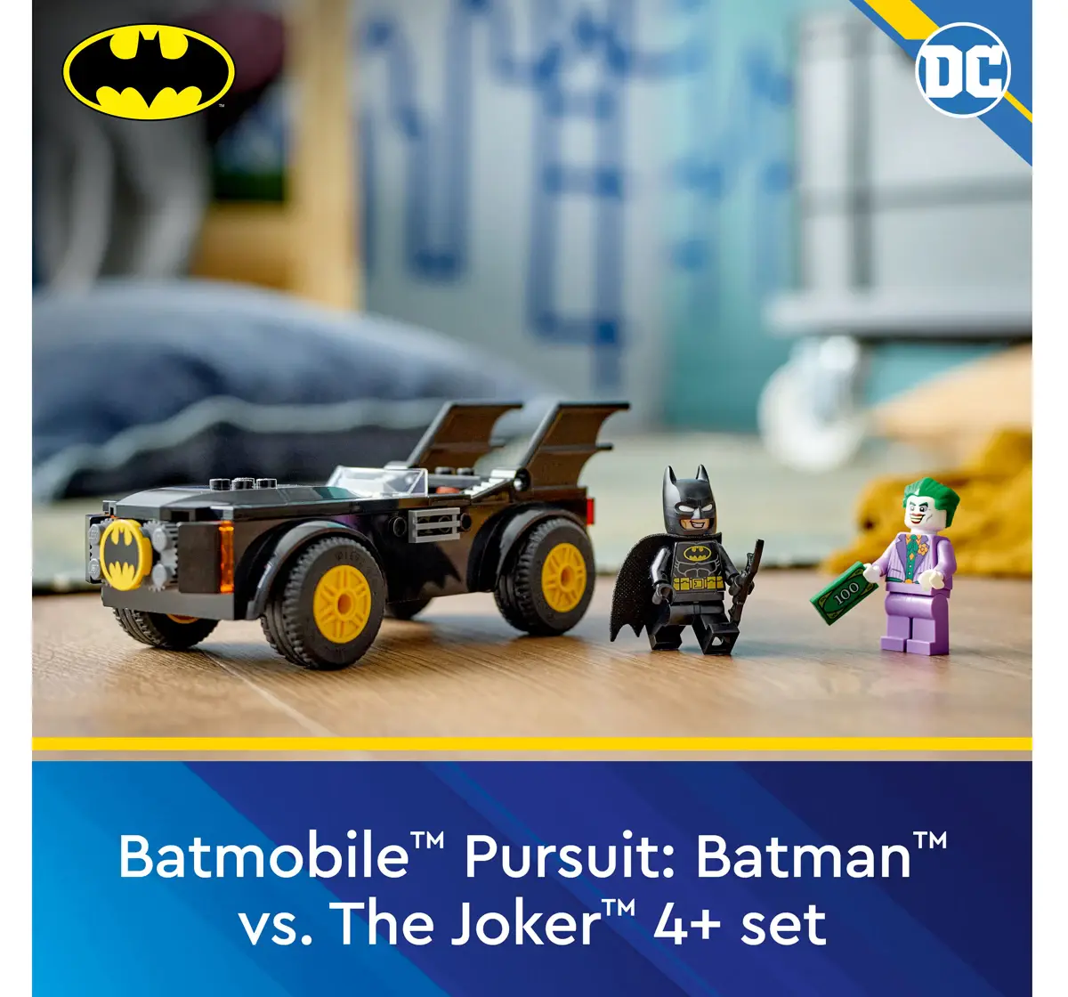 LEGO DC Batmobile Pursuit: Batman vs. The Joker 76264 Building Toy Set (54 Pcs), 4Y+