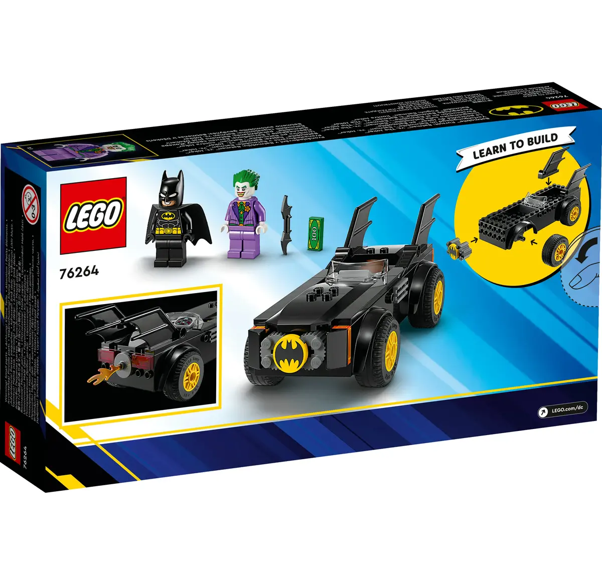 Lego Dc Batmobile Pursuit: Batman Vs. The Joker Super Hero Toy 76264 :  Target