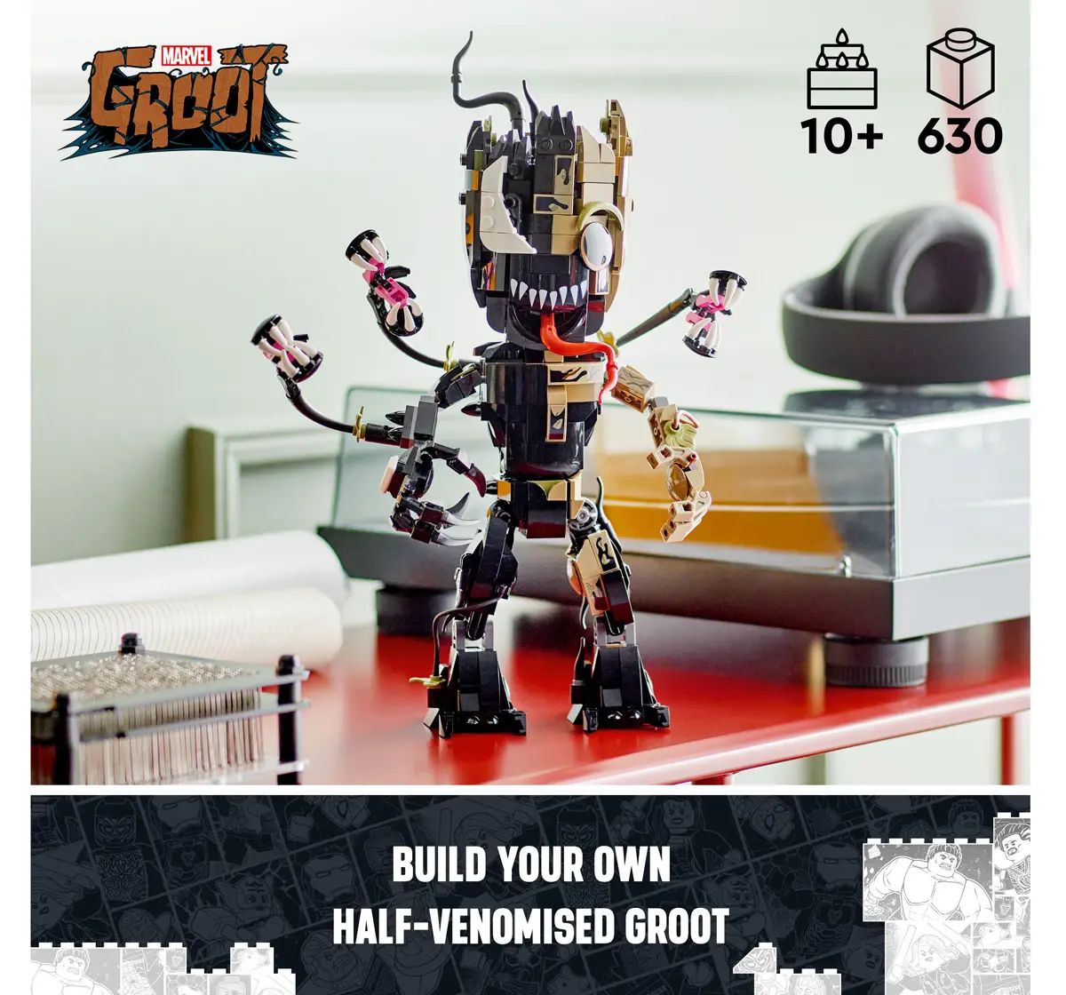 LEGO Marvel Venomized Groot 76249 Building Toy Set (630 Pieces), 10Y+