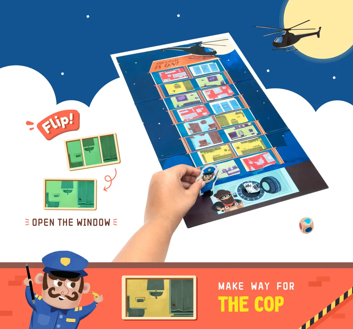 Bloomingo Cop N Rob Board Game, 4Y+