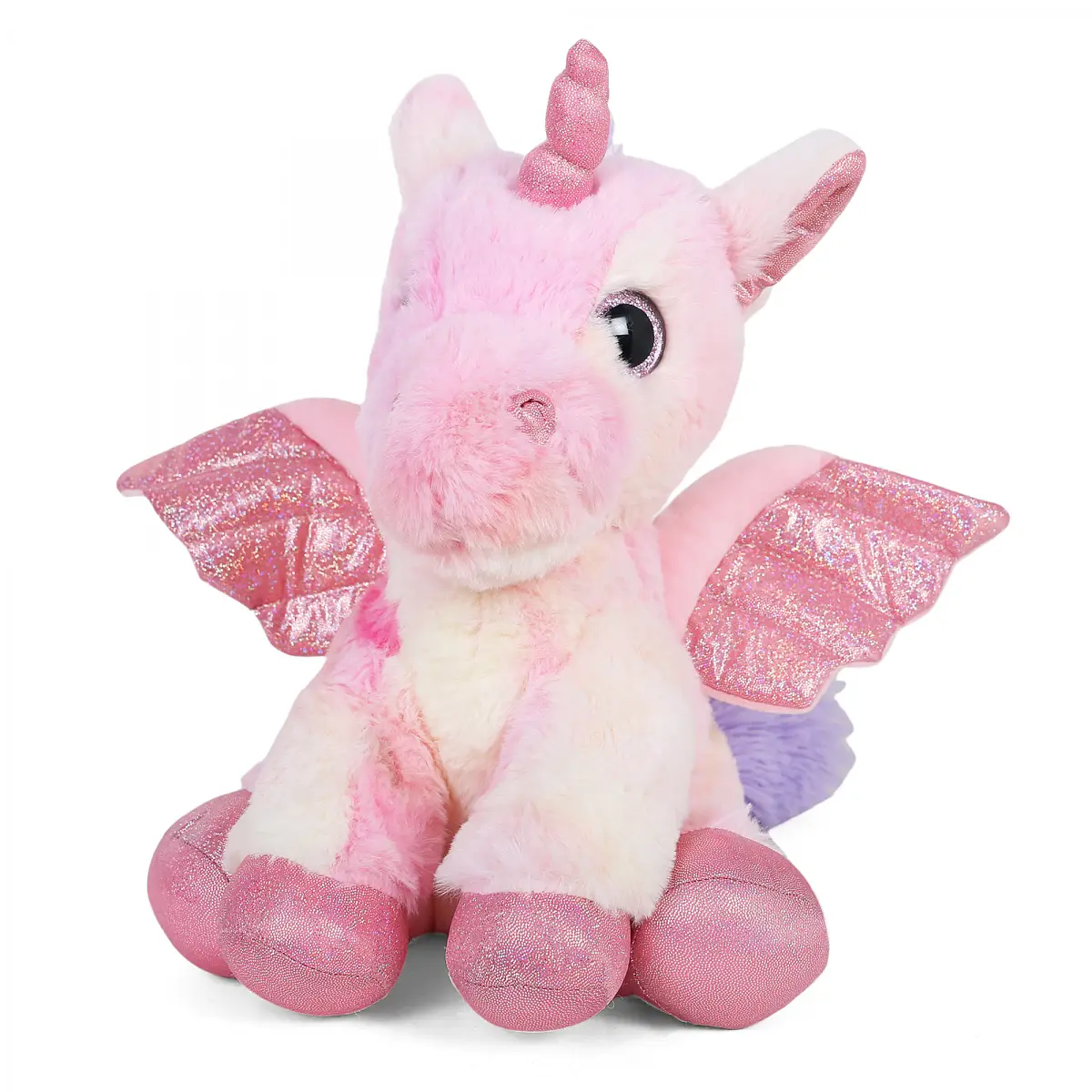 Fuzzbuzz Unicorn Soft Toy with Wings, 30cm, 3Y+, Multicolour