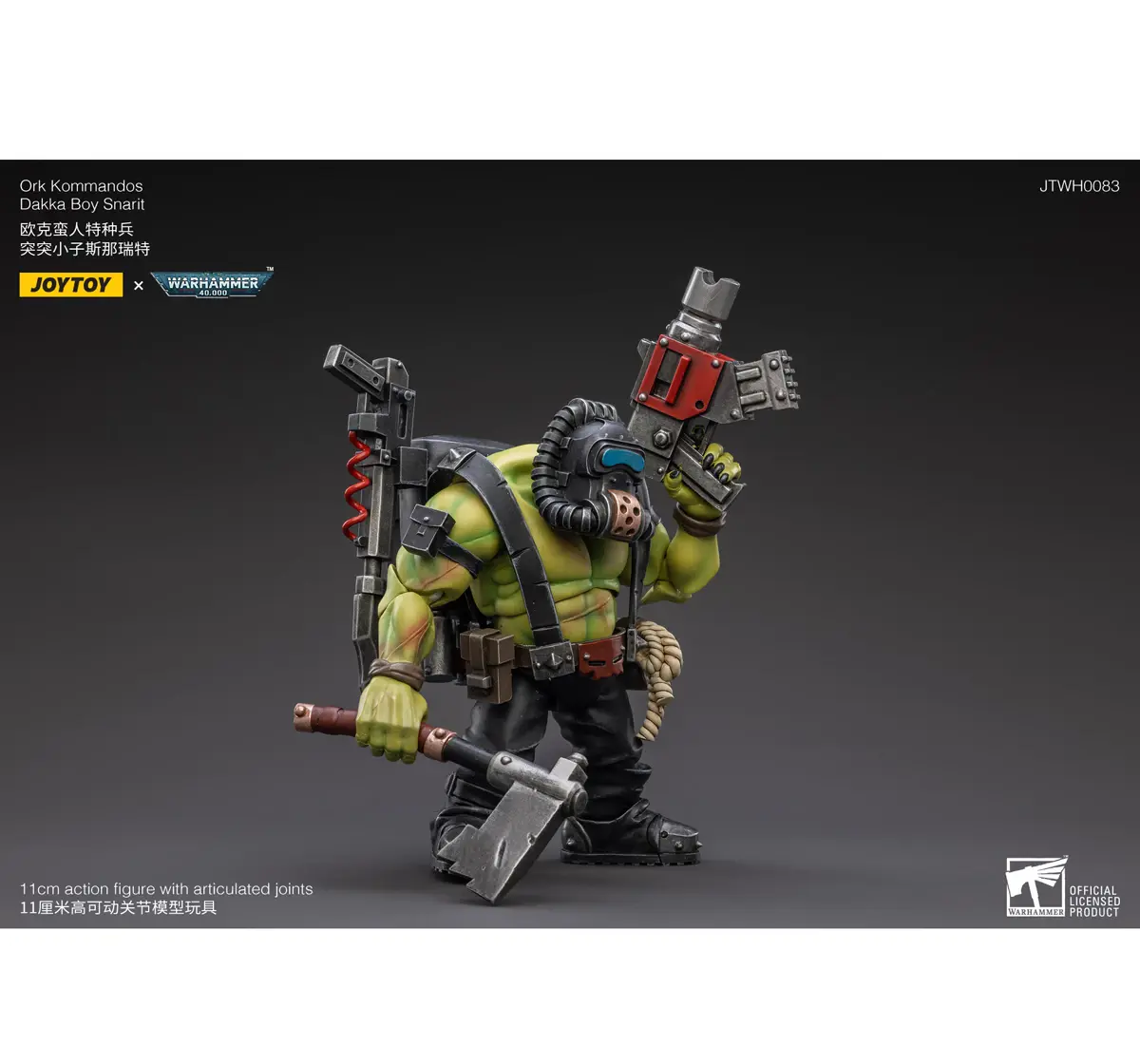 Joytoy 1:18 Scale Ork Kommandos Dakka Boy Snarit, 15Y+