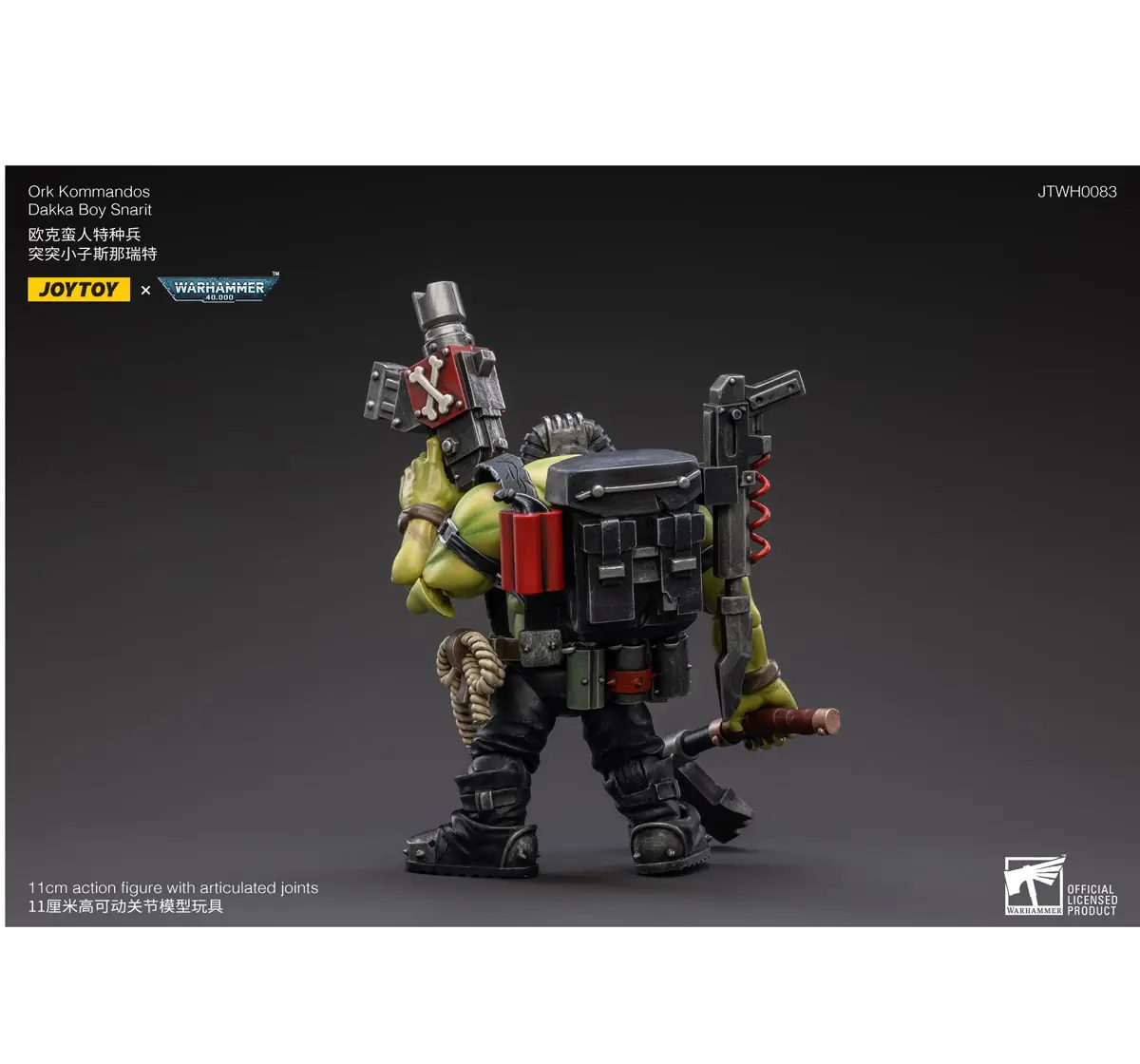 Joytoy 1:18 Scale Ork Kommandos Dakka Boy Snarit, 15Y+