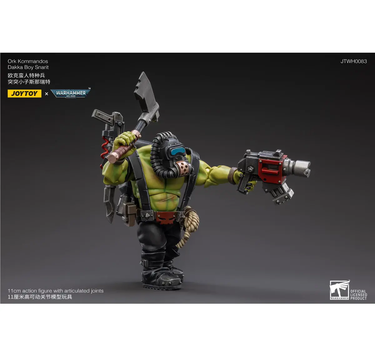 Joytoy 1:18 Scale Ork Kommandos Dakka Boy Snarit, 15Y+