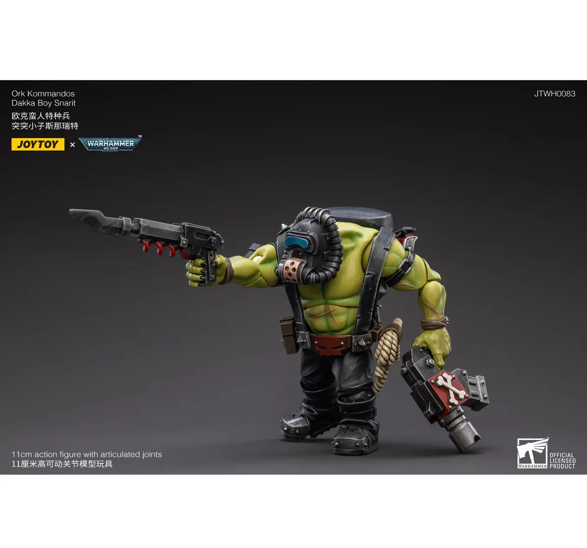 Joytoy 1:18 Scale Ork Kommandos Dakka Boy Snarit, 15Y+