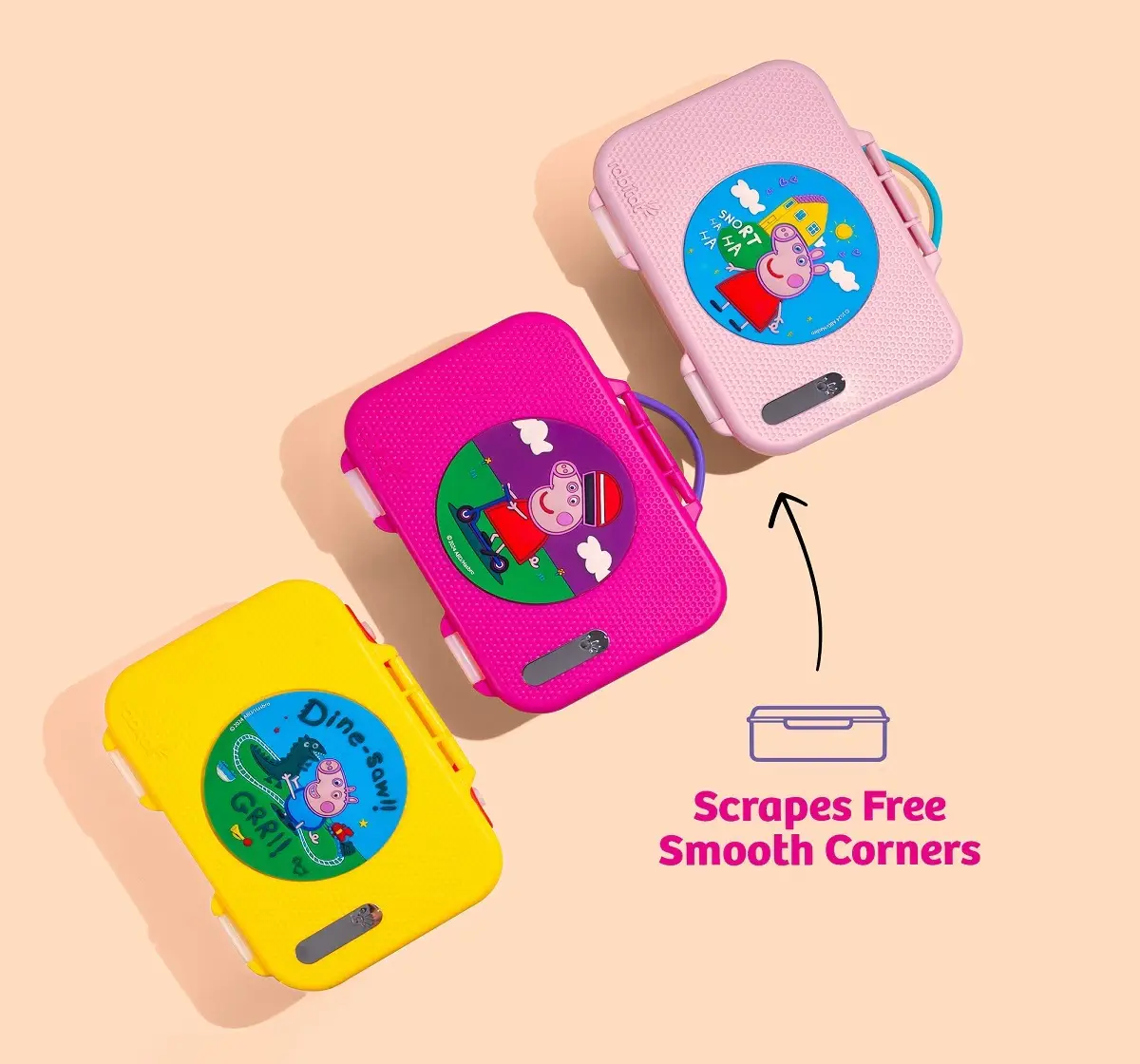 Rabitat Peppa Munchbee - Follow Me, Lunchbox for kids, 3Y+