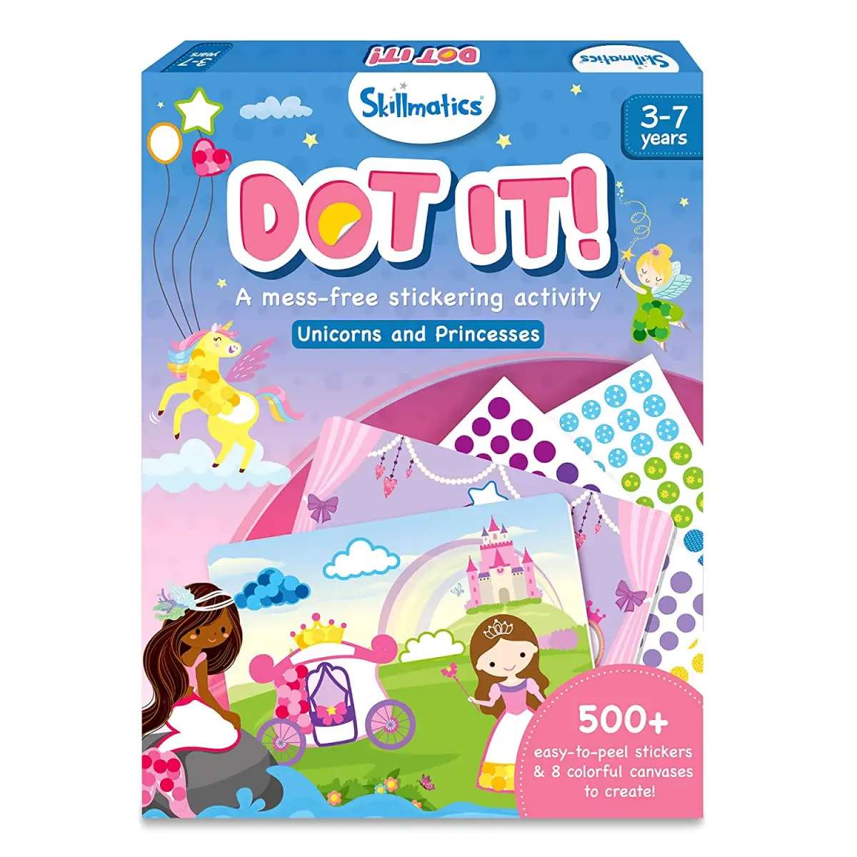 Skillmatics Dot it : Unicorn & Princess, 3Y+, Multicolour