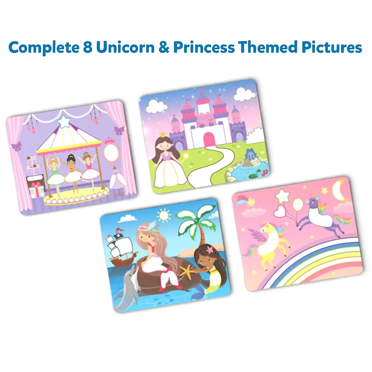 Skillmatics Dot it : Unicorn & Princess, 3Y+, Multicolour