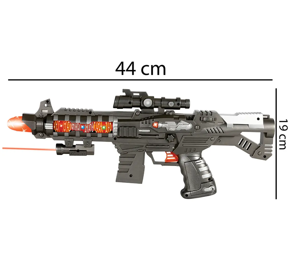 ITOYS Iron Dome Machine Gun With Infrared Bem, 3Y+