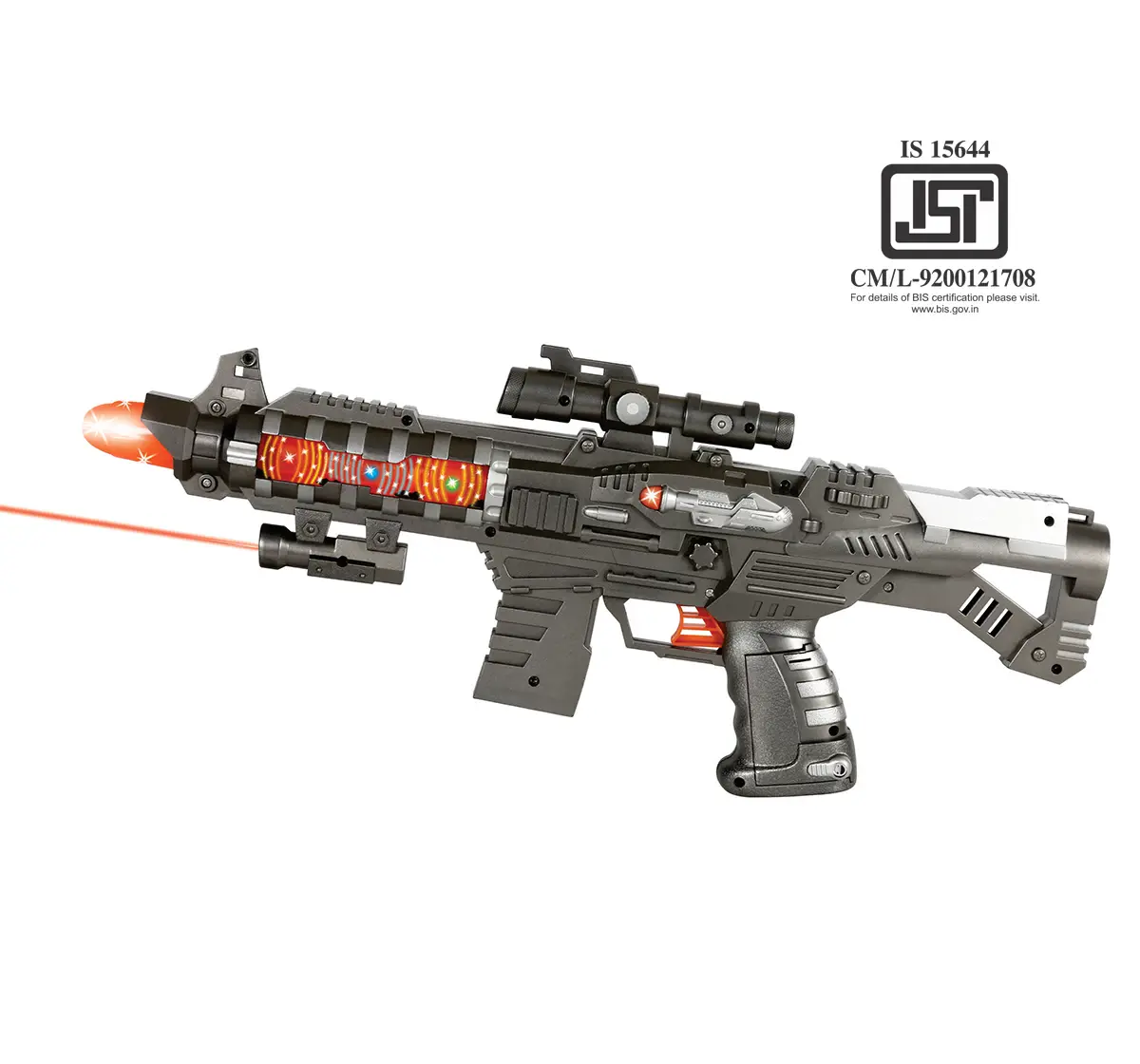 ITOYS Iron Dome Machine Gun With Infrared Bem, 3Y+