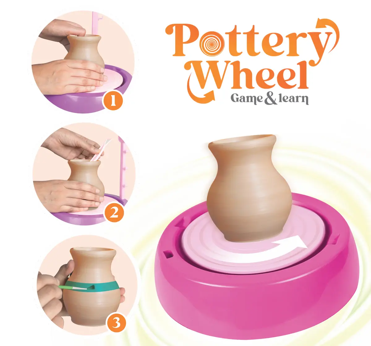 ITOYS Pottery Wheel, Multicolour, 3Y+