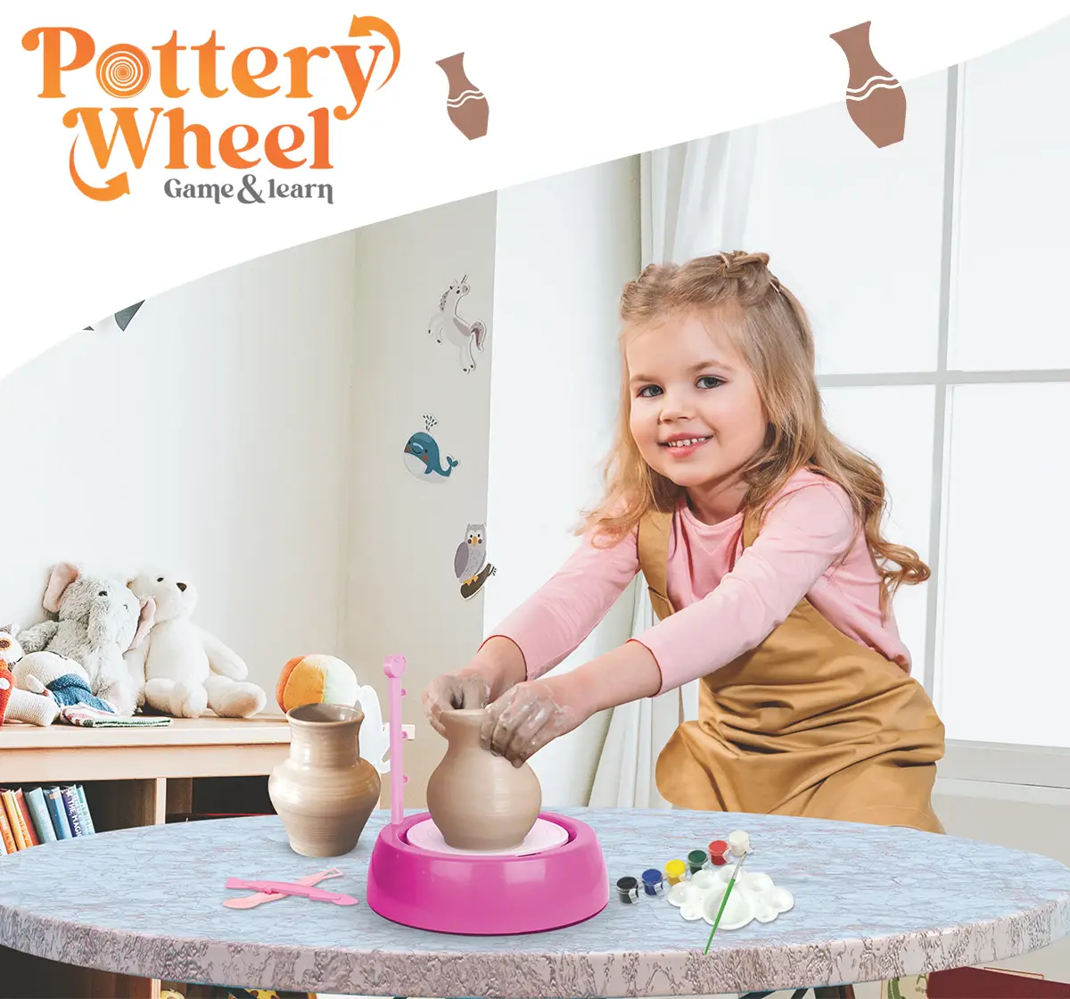 ITOYS Pottery Wheel, Multicolour, 3Y+