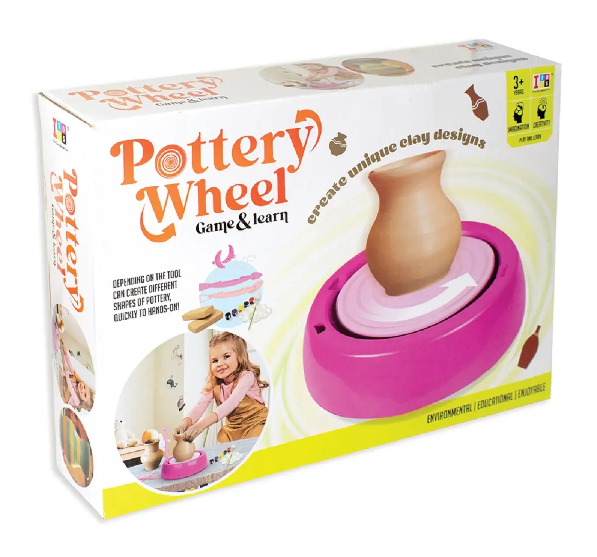 ITOYS Pottery Wheel, Multicolour, 3Y+