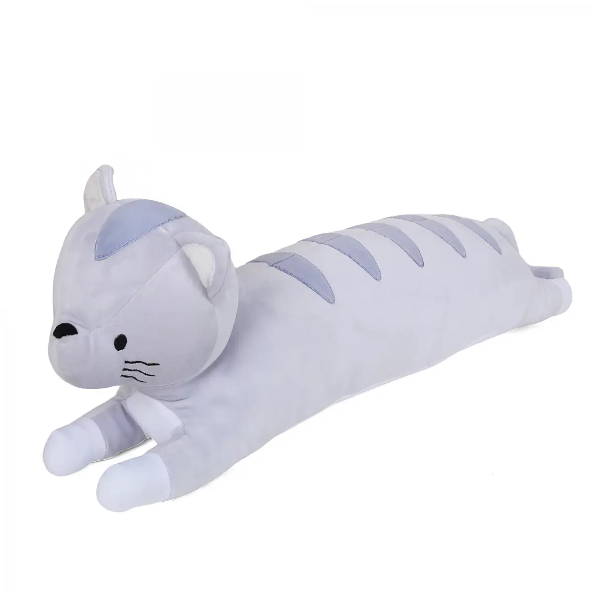 Fuzzbuzz Lying Squishy Cat, Soft Toys for Kids, 3Y+, Multicolour