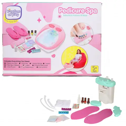 Kingdom Of Play Pedicure Spa for Kids, 5Y+, Multicolour