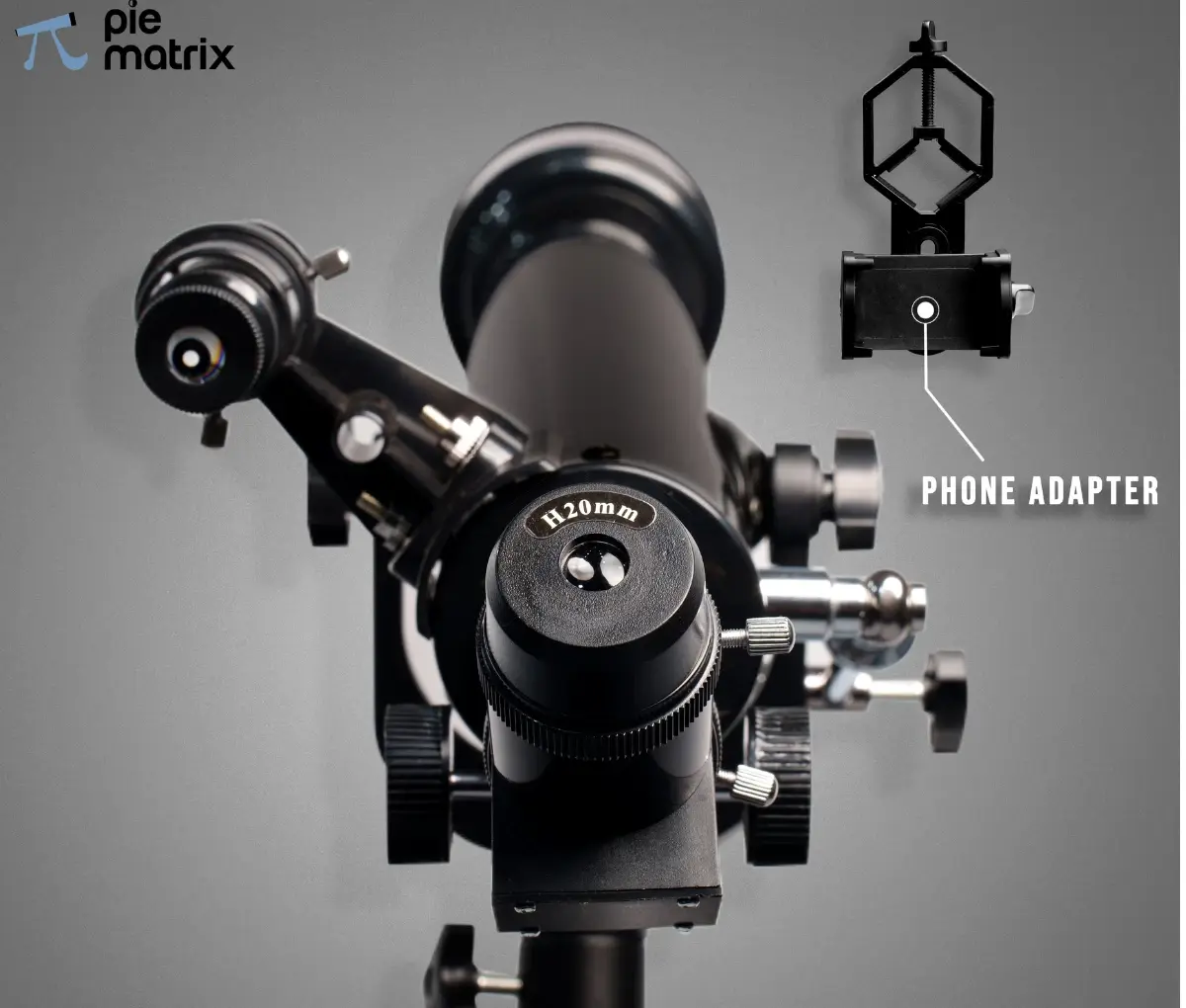 Pie Matrix Phoenix Pro Refractor Telescope 60Mm Black Kids For Age 12Y+