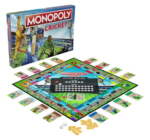 Monopoly Cricket Board Game 2 to 6 Players For Families, 8Y+