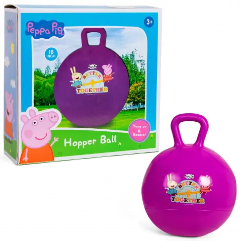 Peppa Pig Hopper Ball, Purple, 3Y+