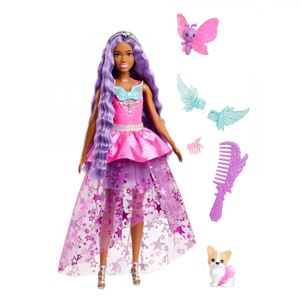 Barbie A Touch Of Magic Doll, 3Y+, Multicolour