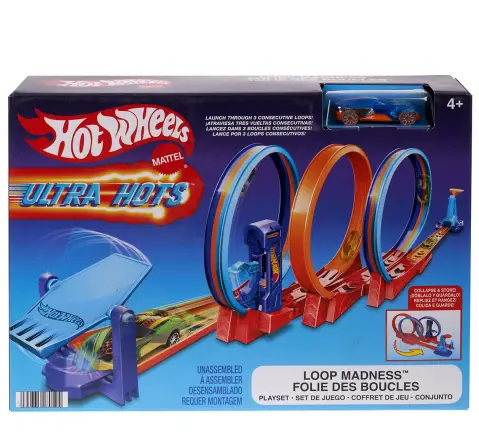 Hot Wheels Ultra Hots Track Builder Loop Madness, 4Y+, Multicolour