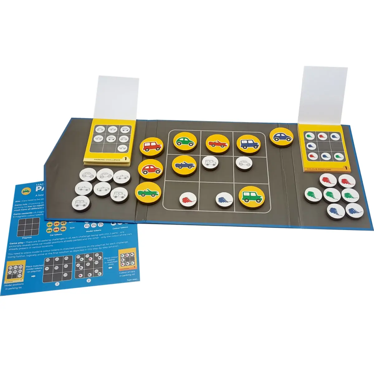 Toykraftt Mind Game Magnalogix Magnetic Parking Lot Junior Multicolour, 5Y+