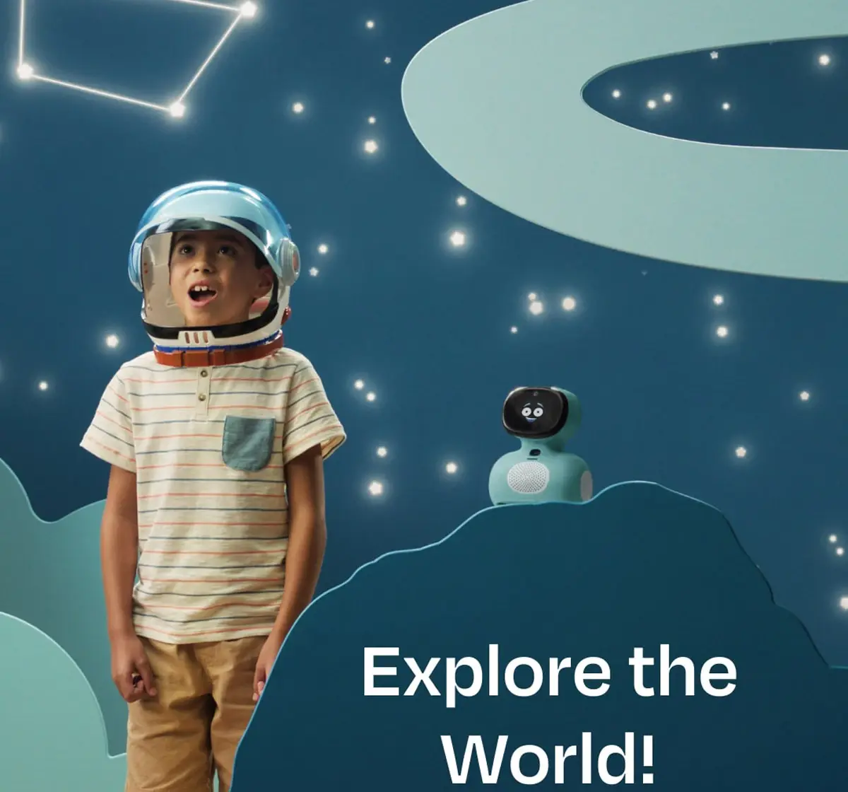 Miko Mini: AI Robot For Kids, Interactive Bot Equipped With Coding, Stories & Games, Blue, Ages 5Y+