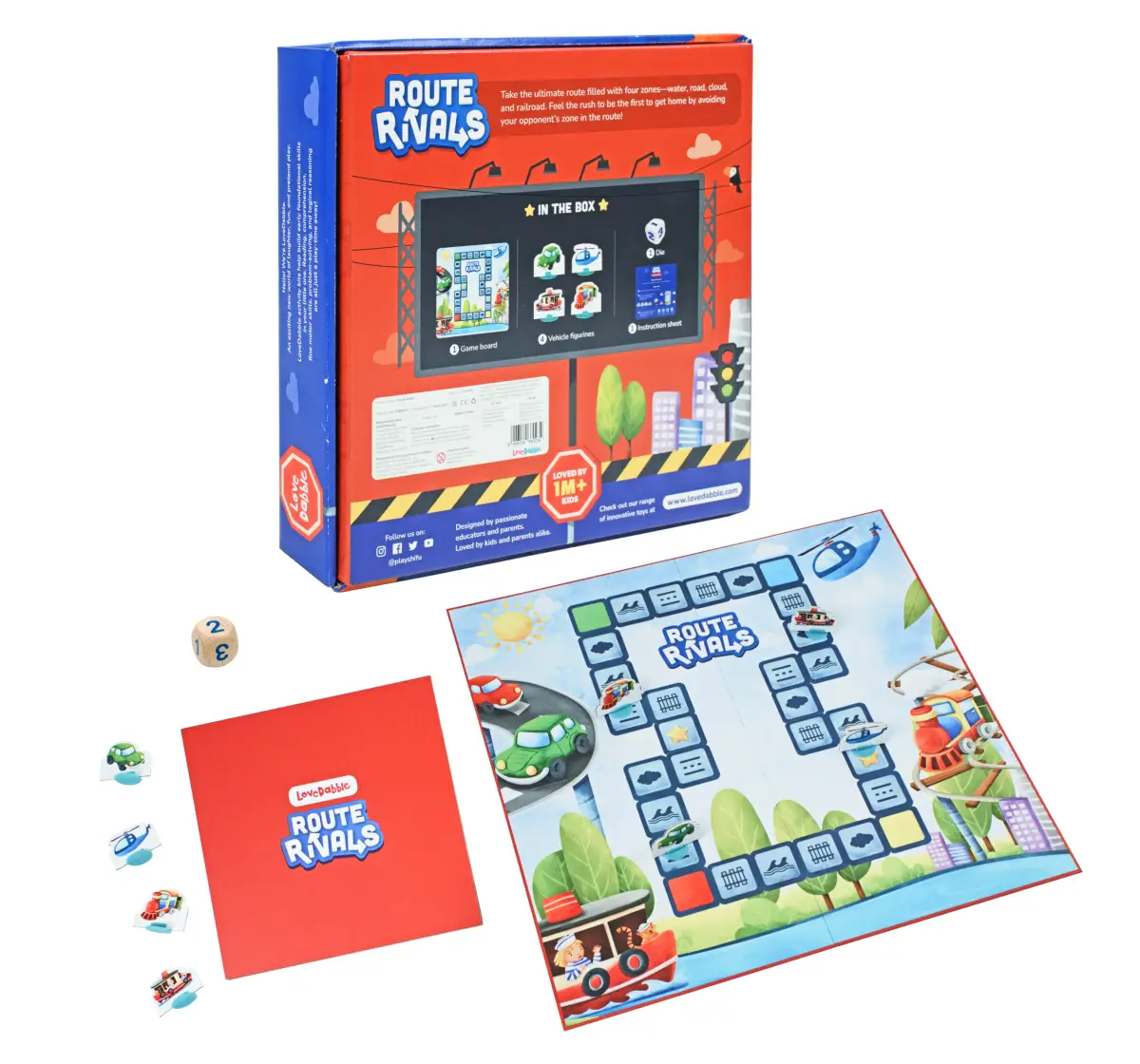 Bloomingo Route Rivals Board Game, 4Y+