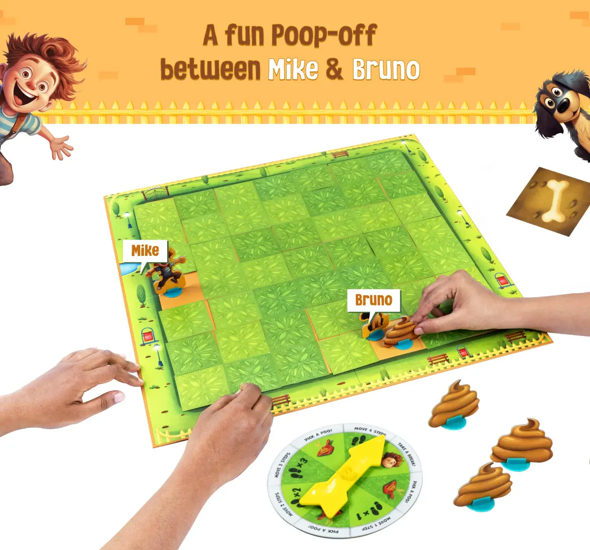 Bloomingo Pick A Poo Board Game, 4Y+