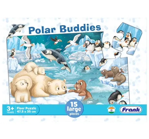 Frank Polar Buddies 15 pieces Floor Puzzles, 3Y+