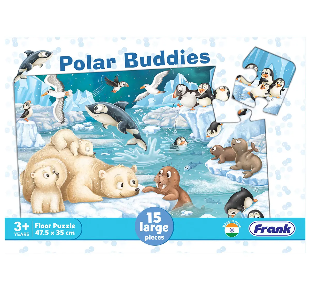 Frank Polar Buddies 15 pieces Floor Puzzles, 3Y+